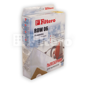 Мешки-пылесборники Filtero ROW 06 ЭКСТРА, 4 шт, синтетические
