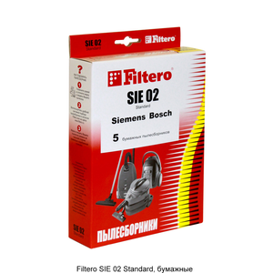 Мешки-пылесборники Filtero SIE 02 Standard, 5шт, бумажные