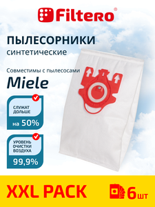 Мешки-пылесборники Filtero MIE 02 XXL Pack ЭКСТРА, 6 шт., синтетические