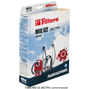 Мешки-пылесборники Filtero MIE 02 ЭКСТРА, 3 шт, синтетические