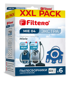 Мешки-пылесборники Filtero MIE 04 XXL Pack ЭКСТРА, 6 шт., синтетические